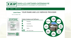 Desktop Screenshot of izp.de